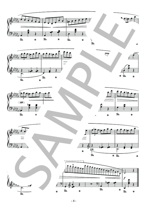 【楽譜】ショパン作曲 ワルツ Op.641（子犬のワルツ）ピアノソロ用楽譜／フレデリック・ショパン （ピアノソロ