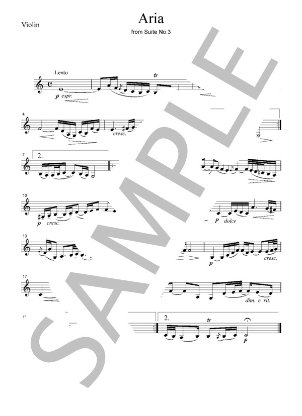 楽譜 バッハ ｇ線上のアリア ピアノトリオ Pb004 ヨハン セバスチャン バッハ アンサンブル弦楽 初級 Piascore 楽譜ストア